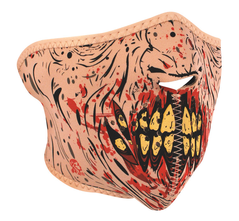 Face Mask - 1/2 Zombie Neoprene T3 - WNFM172H By Nuorder