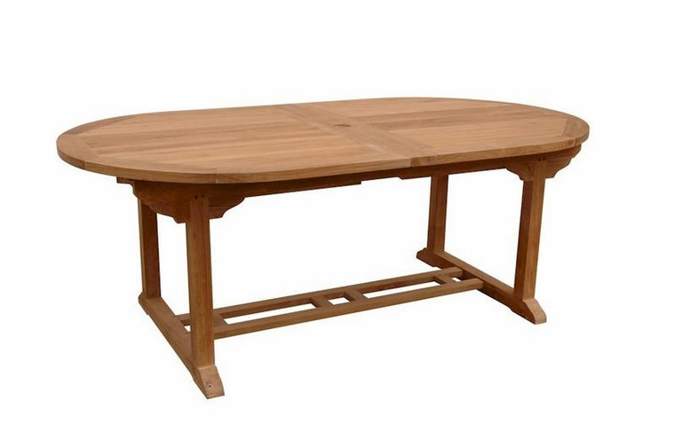 TBX-117VD Bahama 117" Oval Extension Dining Table W/ Double Extensions