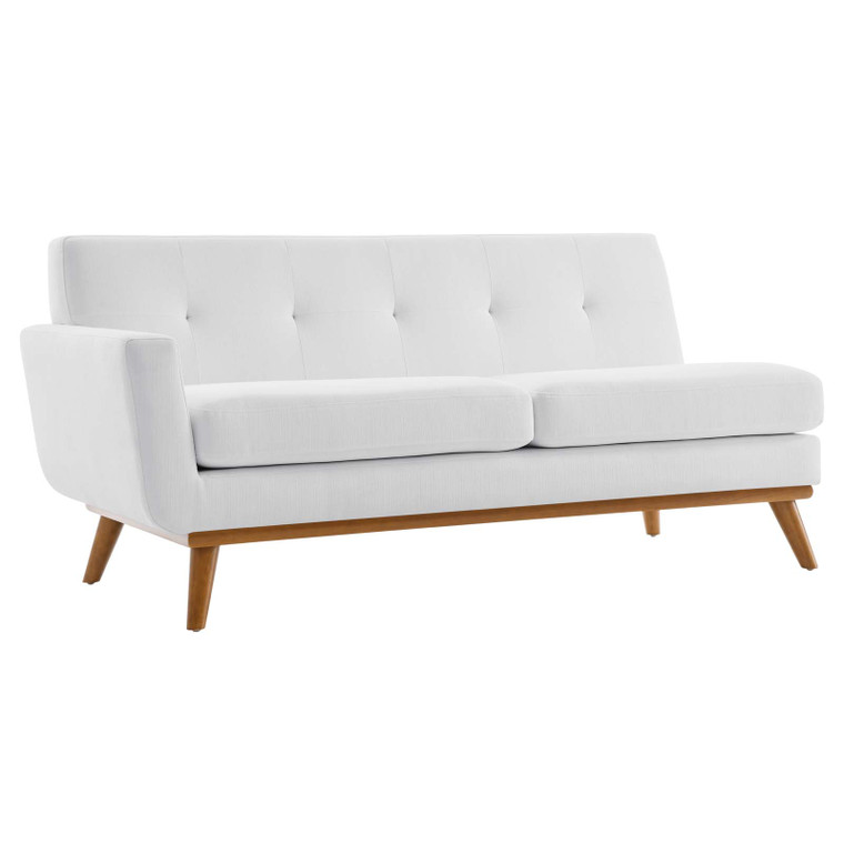 Engage Left-Arm Upholstered Fabric Loveseat EEI-1795-WHI By Modway Furniture