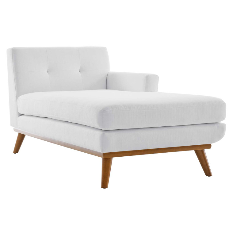Engage Right-Facing Upholstered Fabric Chaise EEI-1794-WHI By Modway Furniture
