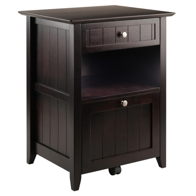 Winsome Burke Home Office File Cabinet, Coffee 23119