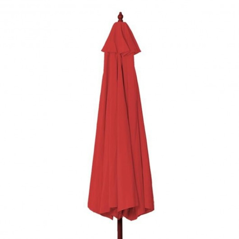 OP2252RE 9Ft Patio Umbrella Cover Canopy Replacement Top Outdoor Tan Red For 8 Ribs