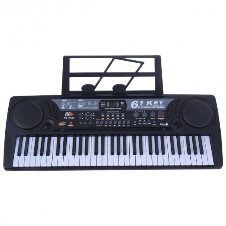 TY284956 61 Key Digital Electronic Keyboard Piano With Free Microphone