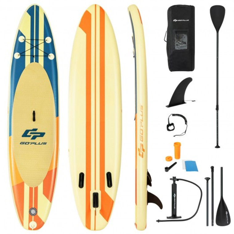 SP37428-L Inflatable Stand Up Paddle Board Surfboard With Bag Aluminum Paddle And Hand Pump-L
