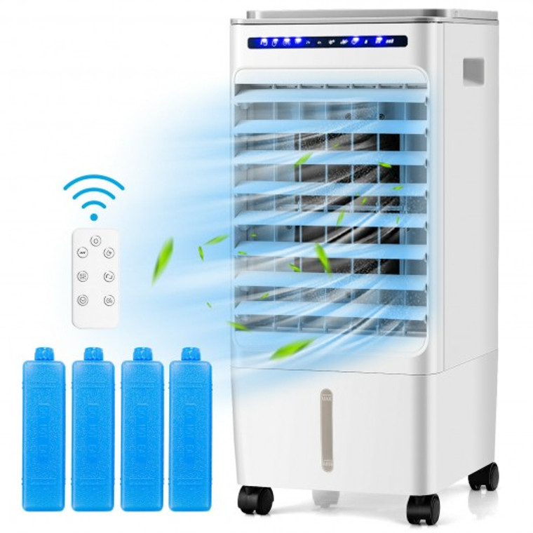 ES10011US-WH 3-In-1 Evaporative Portable Air Cooler With 3 Modes Include Remote Control-White