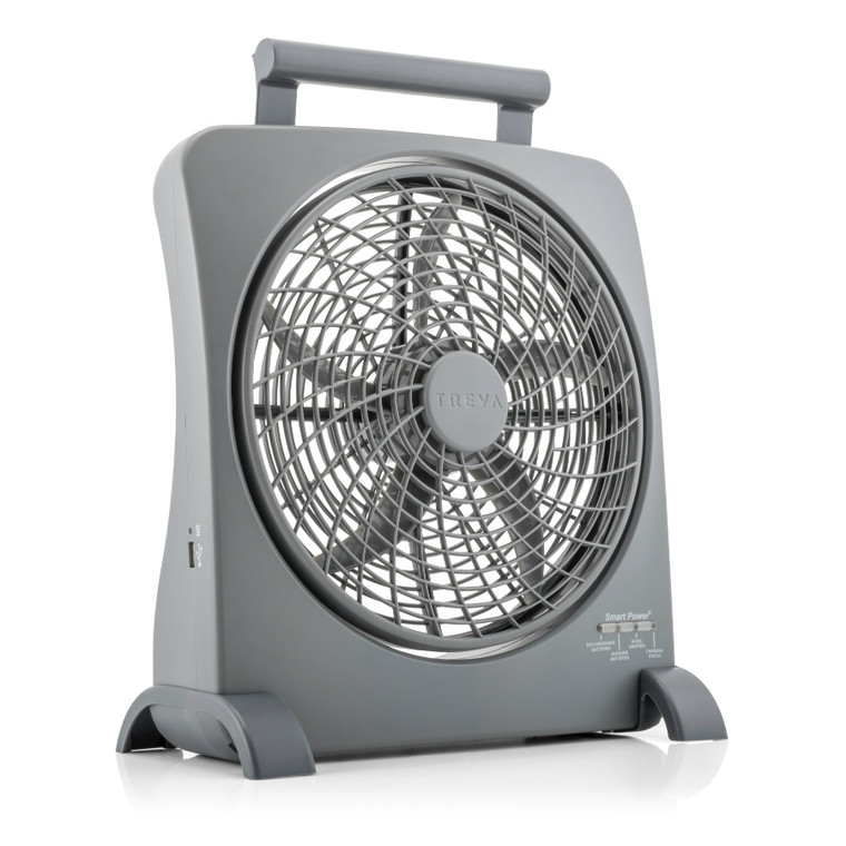 O2Cool Smart Power Rechargeable Fan with AC/DC Adapters FD10006AU