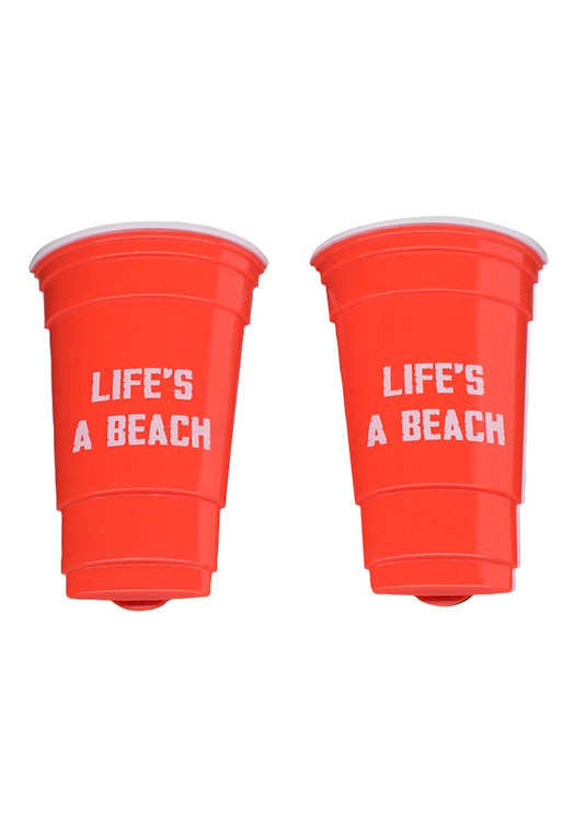 O2Cool Boca Clip Red Solo Cup - Set Of 2 BCP55