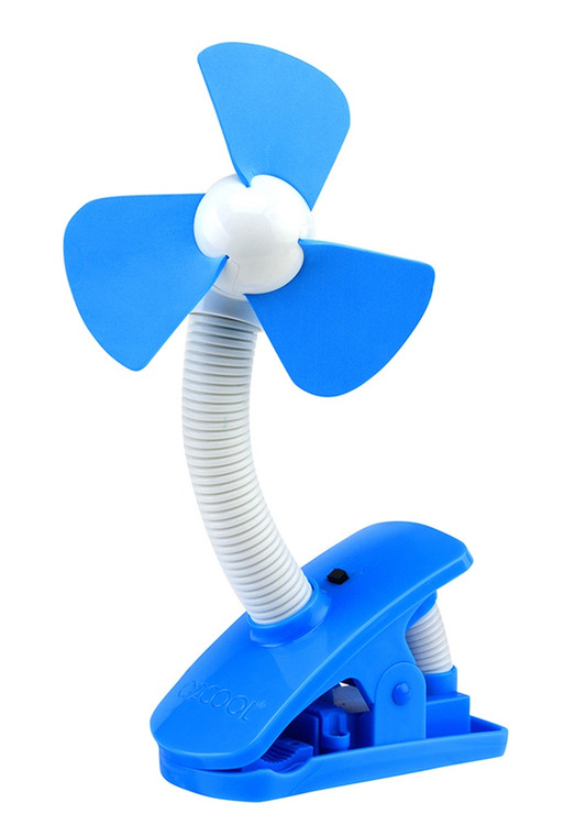 O2Cool 4 Inch Battery Clip Fan Blue FC04004-BLU