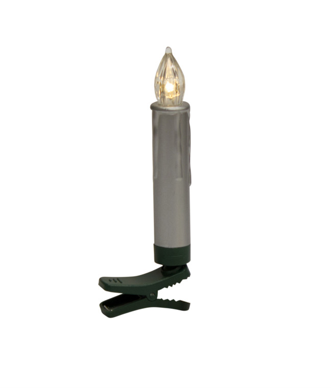 Melrose Led Clip-On Taper Candles (Set Of 12) W/Remote 4"H Plastic 65624DS