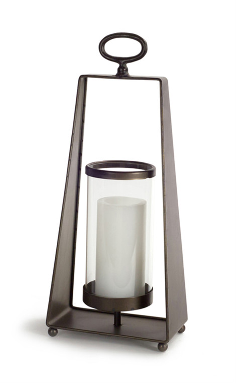 Melrose Candleholder (Set Of 2) 18"H Metal/Glass 70321DS