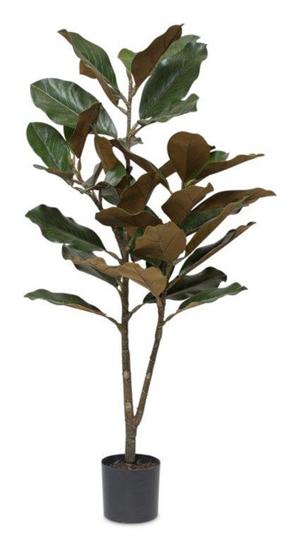 Melrose Potted Magnolia Plant 40"H Polyester/Plastic 82030DS