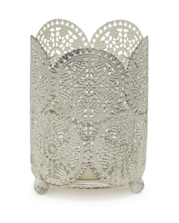 Melrose Candle Holder (Set Of 2) 3.75"D X 4.75"H Iron/Glass 82361DS