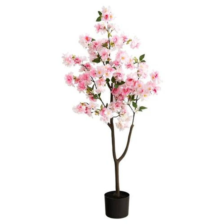 Nearly Natural 4' Cherry Blossom Artificial Tree T2721-PK