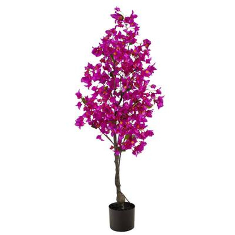 Nearly Natural 4' Bougainvillea Artificial Tree T2398-PP