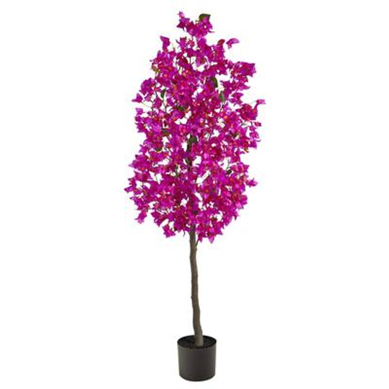 Nearly Natural 5' Bougainvillea Artificial Tree T2399-PP