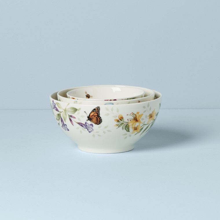 Lenox Butterfly Meadow Dinnerware Bowls - Set Of 3 893575