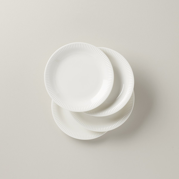 Lenox Profile White Porcelain 4-Piece Accent Plate Set 891164
