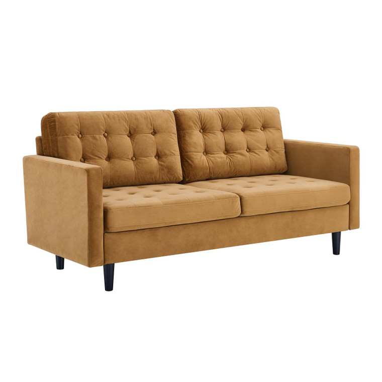 Exalt Tufted Performance Velvet Sofa EEI-4444-COG By Modway Furniture