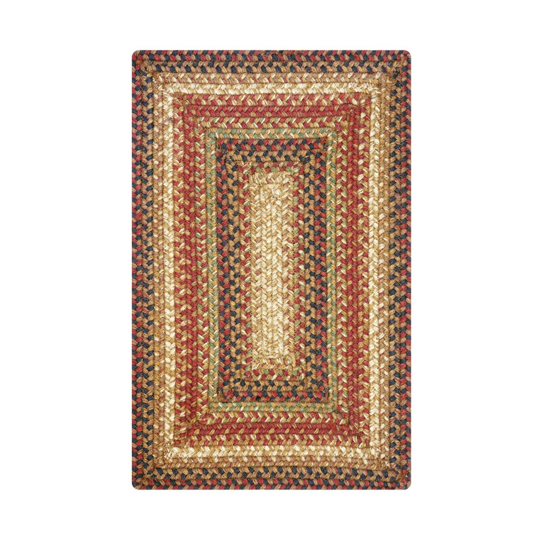 Homespice 13" x 19" Placemat Rectangle Gingerbread Jute Braided Accessories - Pack Of 4 595805
