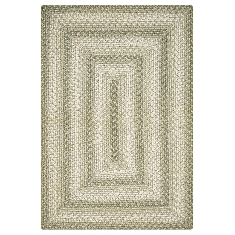 Homespice 20 X 30" Rectangle Pebble Pure Comfort Braided Rug 711090