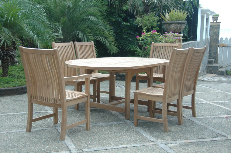 Bahama Chicago 7-Pieces Dining Chair Set-7 By Anderson Teak