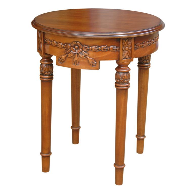 Regency Flower Side Table ST-031 By Anderson Teak