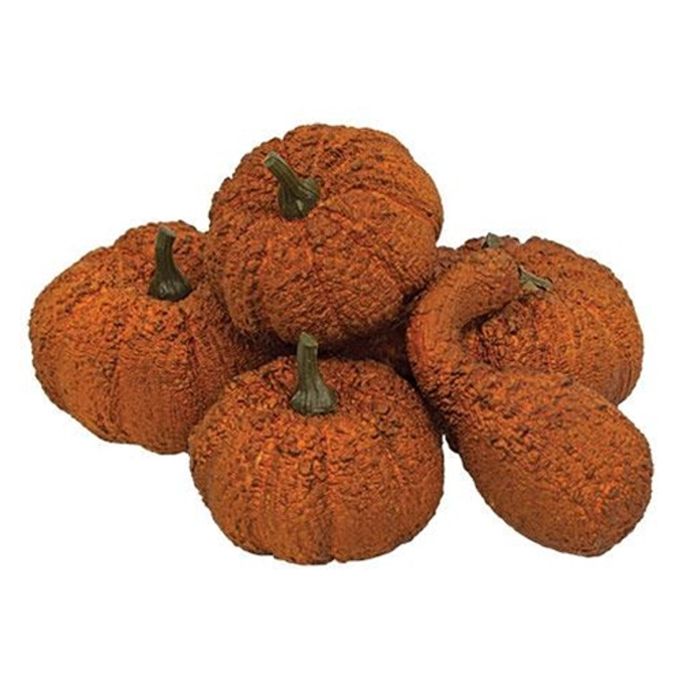 5/Set Hallows Pumpkins & Gourd FLA8489 By CWI Gifts