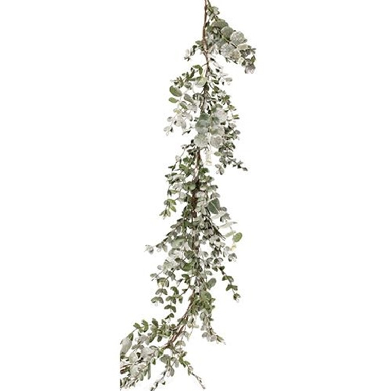 Snowy Eucalyptus Garland 5Ft FT28671 By CWI Gifts