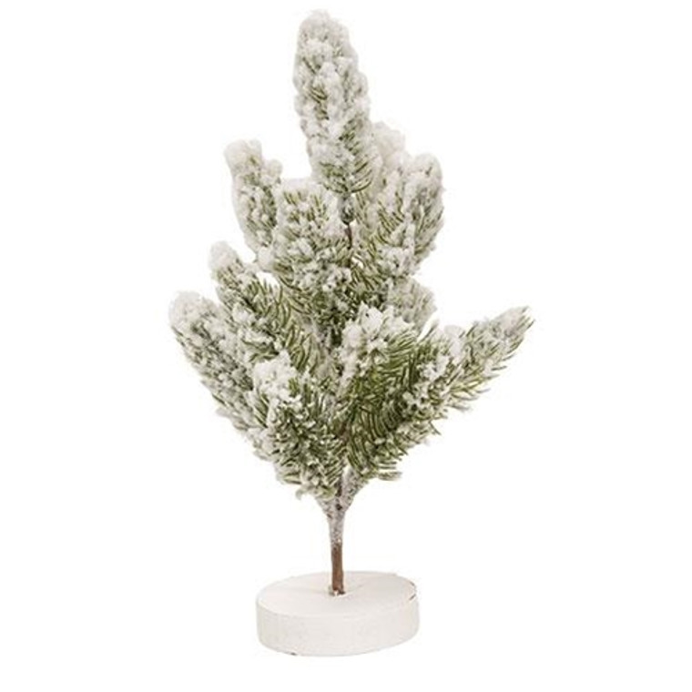 Snowy Spruce Mini Tree On Base 10" FT79358 By CWI Gifts