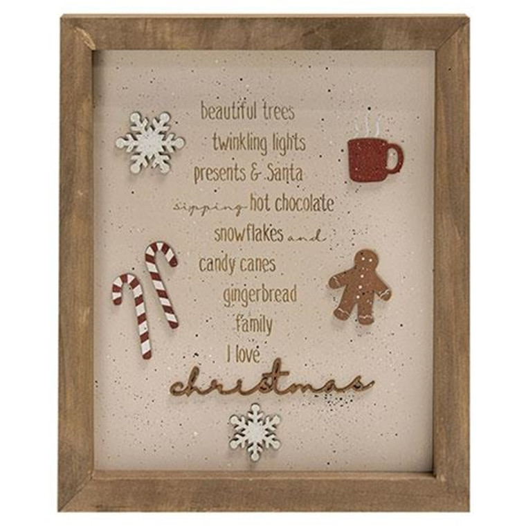 *Beautiful Trees Dimensional Framed Sign G35712 By CWI Gifts