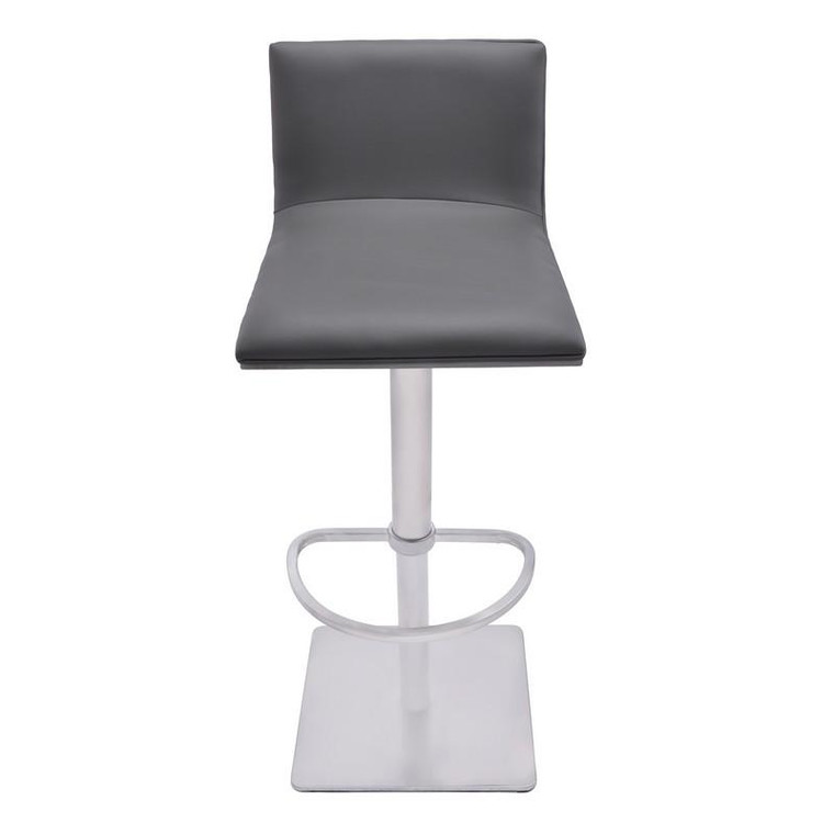 Armen Living Crystal Adjustable Swivel Barstool LCCRBAGRBS