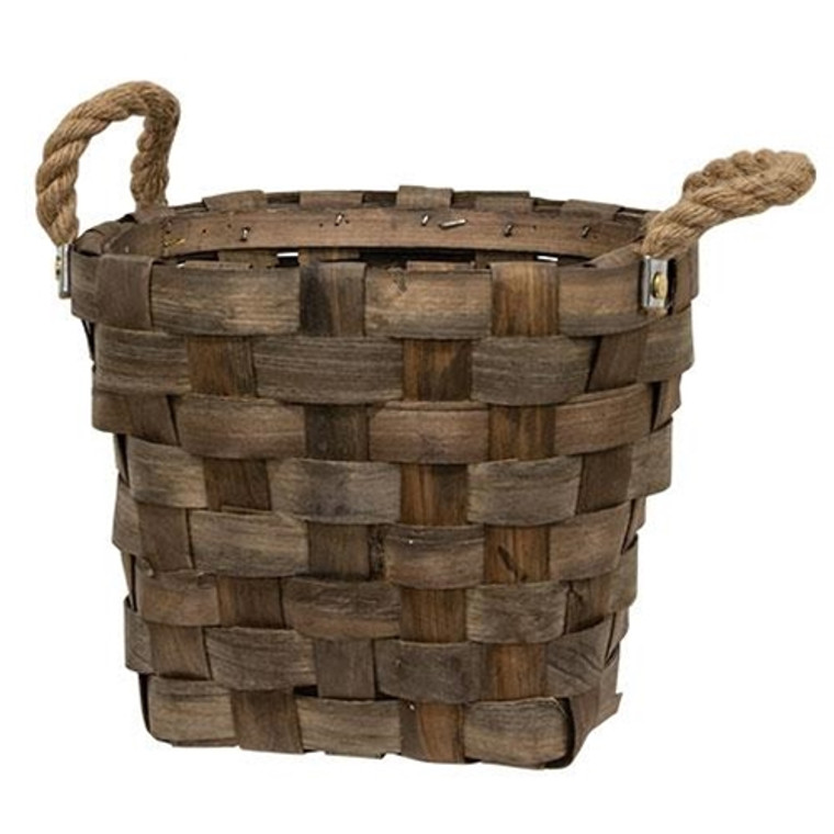 Tobacco Gathering Basket With Jute Handles GM10689 By CWI Gifts