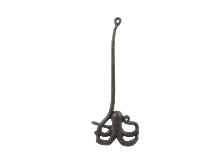 Cast Iron Octopus Bathroom Extra Toilet Paper Stand 19" K-8315-cast-iron-T By Wholesale Model Ships