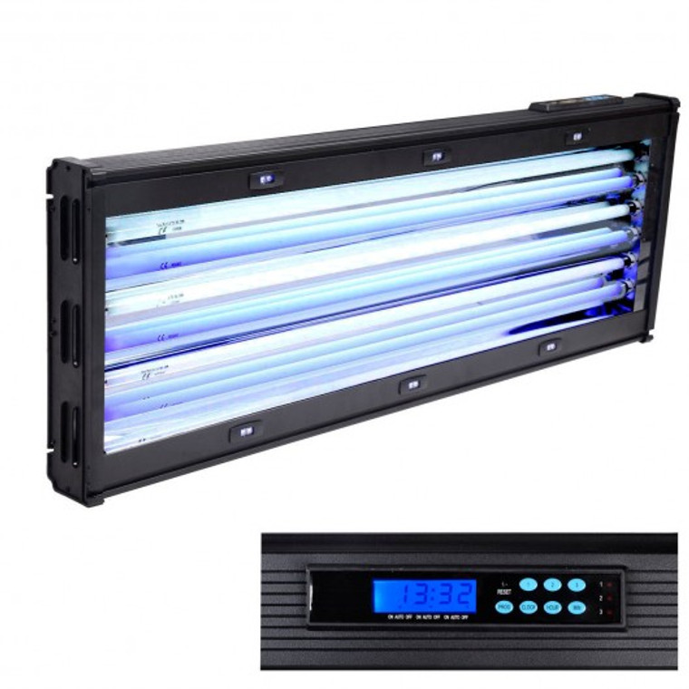 Lcd Timer 36" 234W 6X39W Fluorescent Actinic T5 Ho Aquarium Light Fixture Marine EP19559