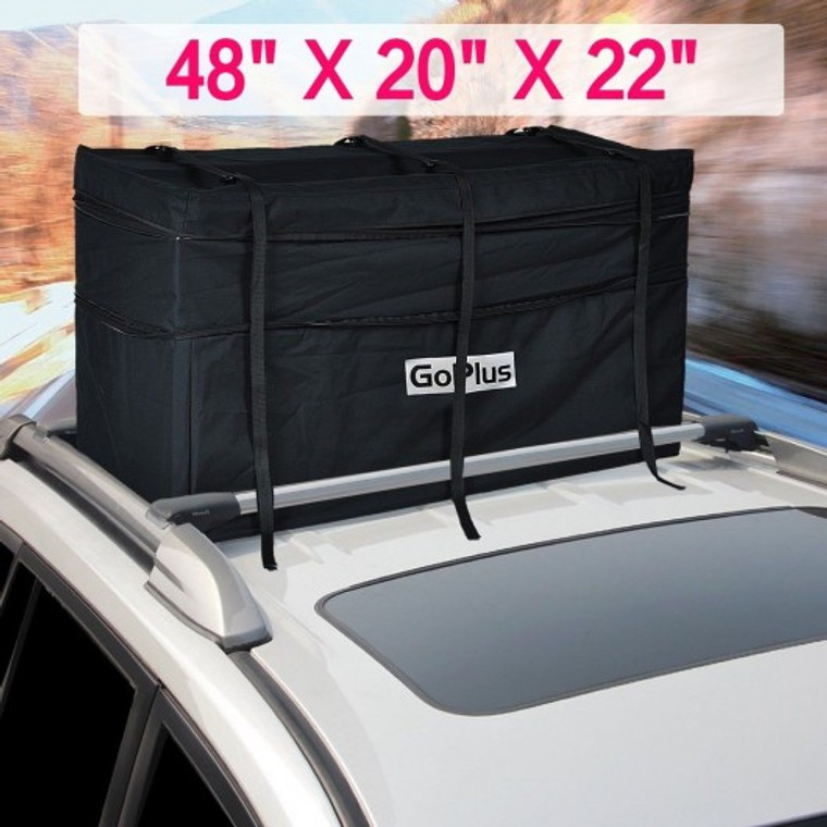 Jumbo Car Suv Roof Top Waterproof Luggage Travel Cargo Rack Storage Bag Carrier AT3675
