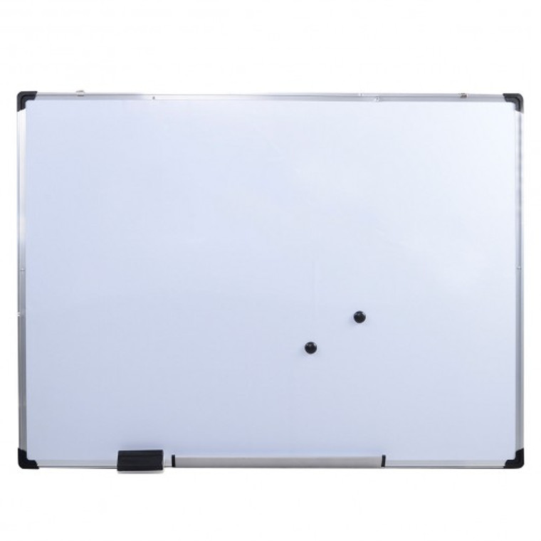 47" X 35" Single Side Magnetic Writing Whiteboard With Eraser ST35189
