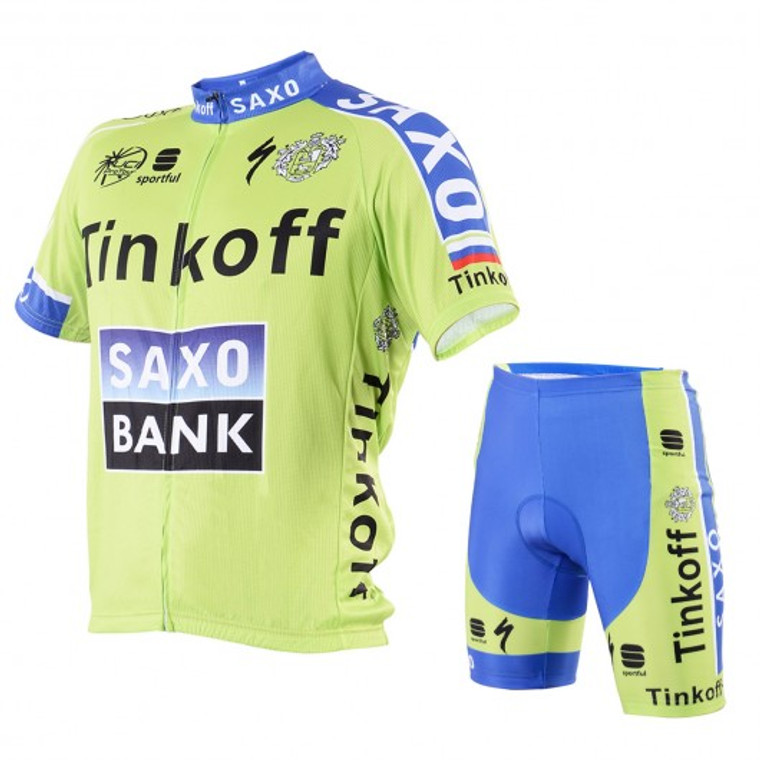 Men Cycling Jersey Short Sleeve Suit Set Bike Bicycle Clothing Breathable Padded-S SP34546-S