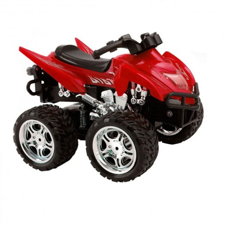 1/12 Scale 2.4G 4D R/C Simulation Atv Remote Control Motorcycle Kids Car Toys-Black TY560604BK