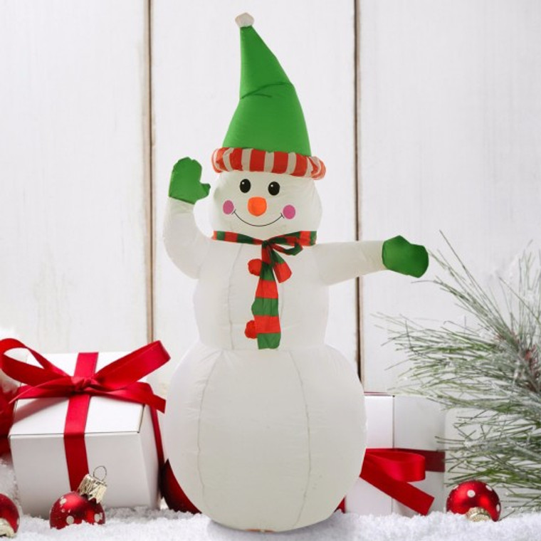 6 Ft Airblown Inflatable Christmas Snowman Gemmy Decoration CM19933