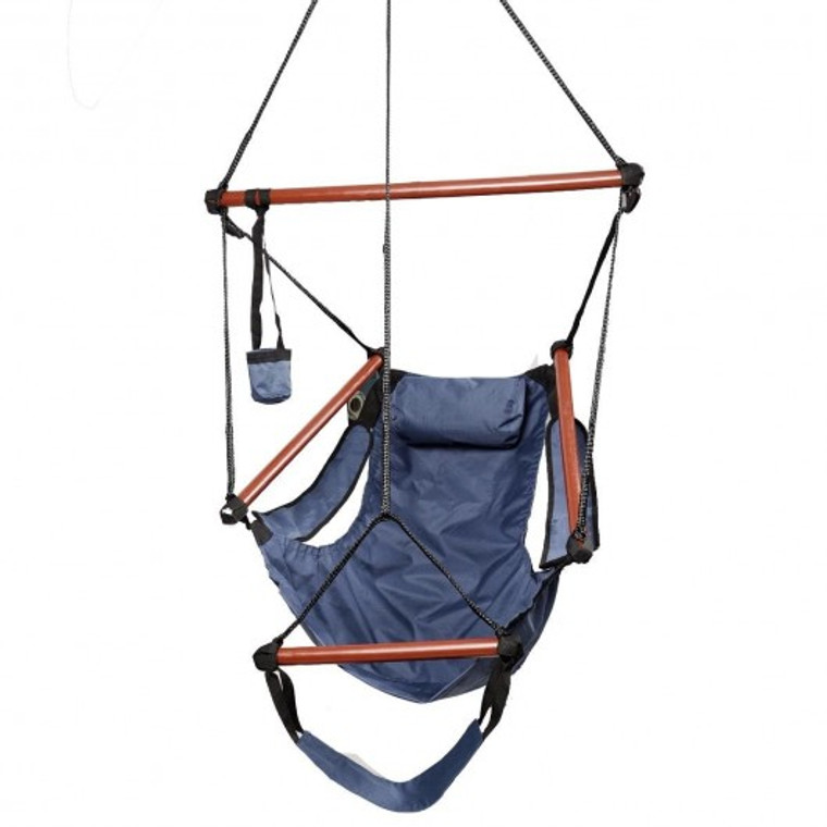 Blue / Green / Red / Tan Outdoor Hanging Chair Hammock-Red OP2315RE