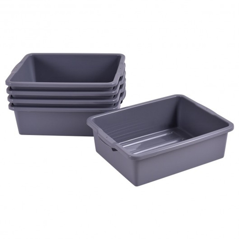 Opaque Plastic 5 Pack 30 Quart Kitchen Storage Containers HW55019