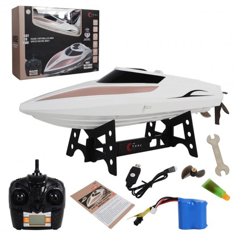 H102 2.4 G 4Ch High Speed Radio Rc Racing Boat TY571921