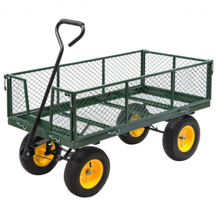 1000 Lbs Heavy Duty Garden Trolley Cart Yard Garden Wagon TL32969