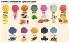 coconut flavored sugar, flavored coffee sugar, flavored decorating sugar, flavored toppings