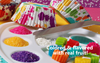 peppermint flavored sugar, flavored coffee sugar, flavored decorating sugar, cupcake sugar