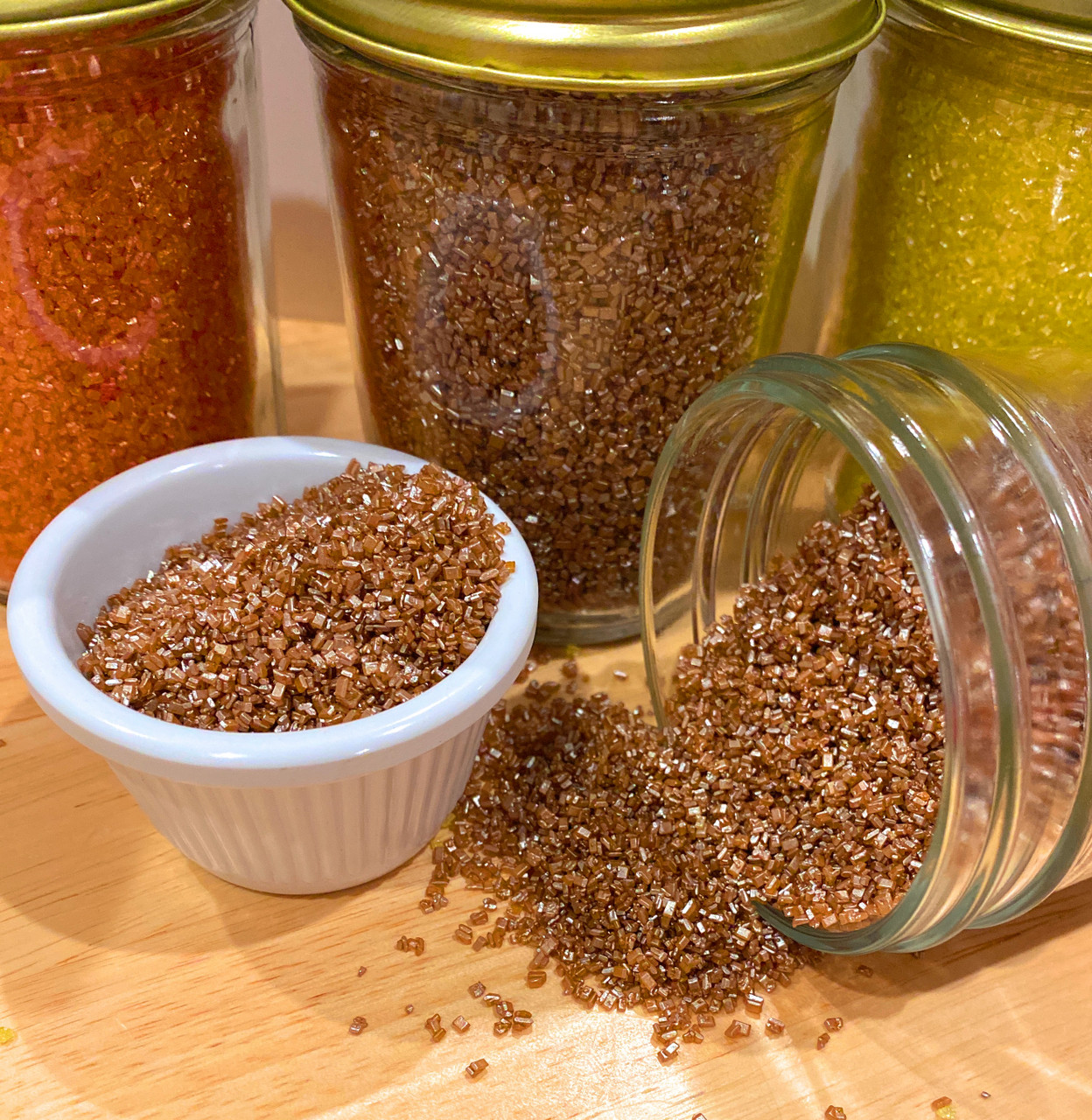 Ultimate Baker Natural Sanding Sugar (Large Crystal) Copper (1x1lb