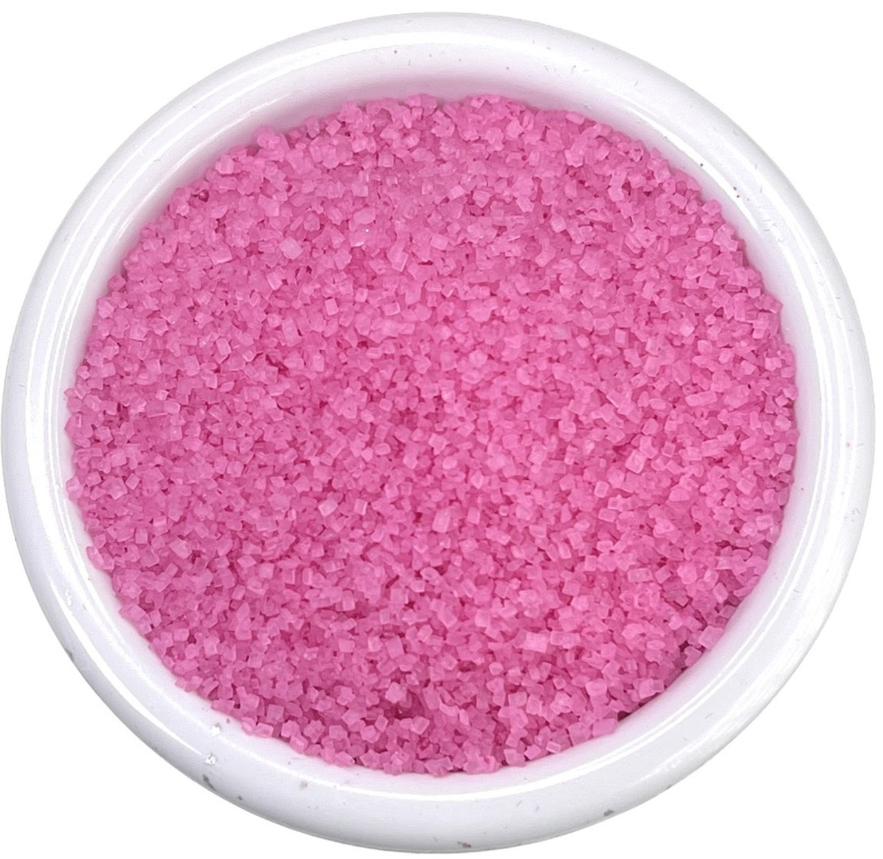 Ultimate Baker Natural Sanding Sugar (Med. Crystals) Pink (1x8oz