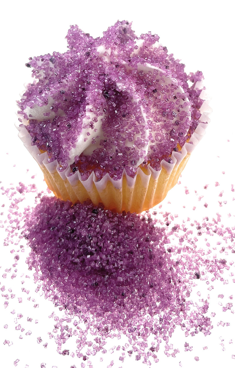 Ultimate Baker Natural Sanding Sugars (Med. Crystal) Purple (1x5lb