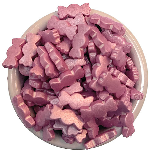 Ultimate Baker Edible Pearls Pink Princess Beads for Cake Decorating (8oz)