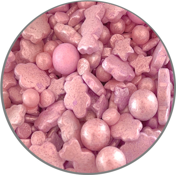 Pink sprinkles mix